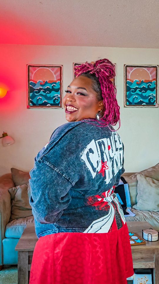 Instagram post by @bibbidibobbidi_broke for Spirit Jersey. Caption reads: [...] Villain look to rock with the new....