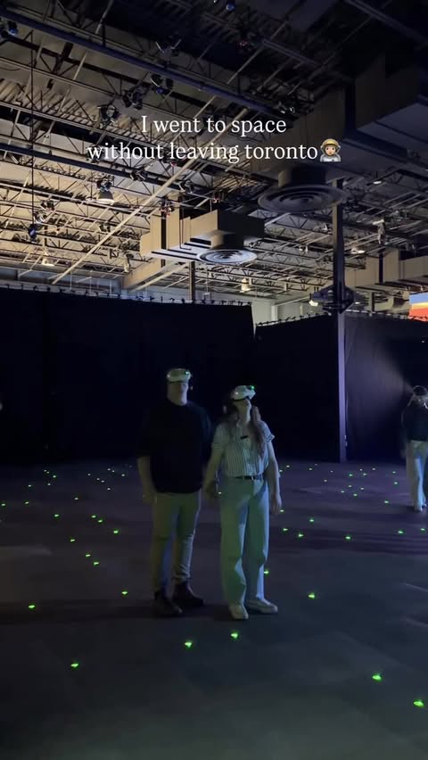 Instagram post by @viewthevibe for Date Ideas Toronto. Caption reads: i’ve dreamed about space my whole life, and today....