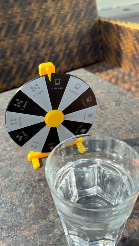Instagram post by @davidkrammer for xTool Deutschland. Caption reads: I made a Wheel of Fortune to drink more Water! 😍....
