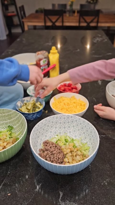 Instagram post by @raisingfoxes for Skylight Frame. Caption reads: The hardest part of dinner isn’t cooking... it’s....
