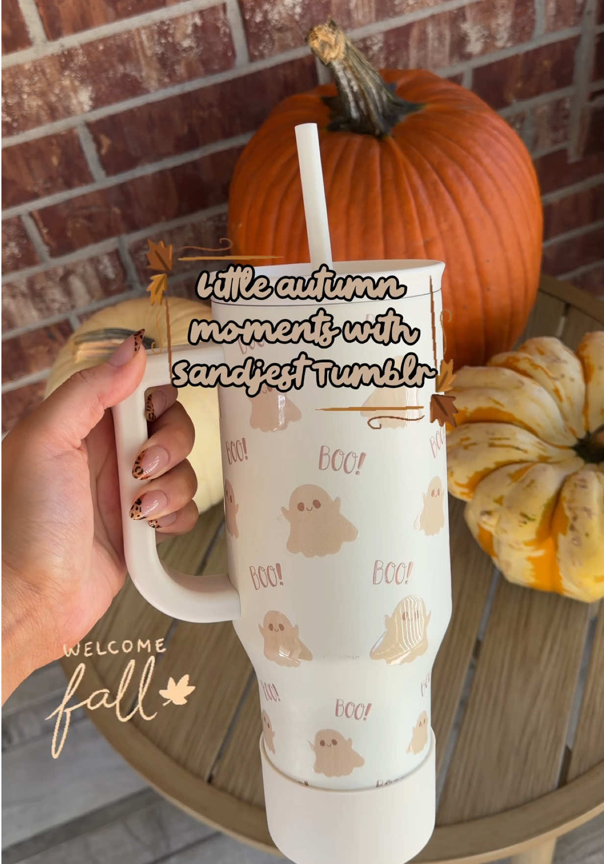 TikTok post by @_miaslyfe_ for Sandjest. Caption reads: My favorite tumblr for fall!! #sandjest....