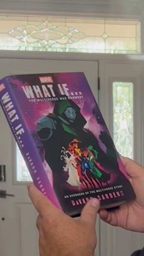 Instagram post by @abbymakingmemories for Del Rey Books. Caption reads: “Marvel: What If…The Multiverse Was Doomed” is OUT....