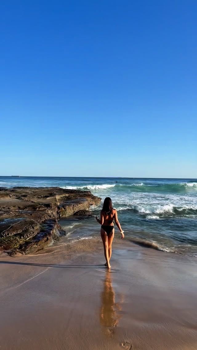 Instagram post by @nish1p for Modibodi. Caption reads: Period Swimwear from @modibodi - The top layer....