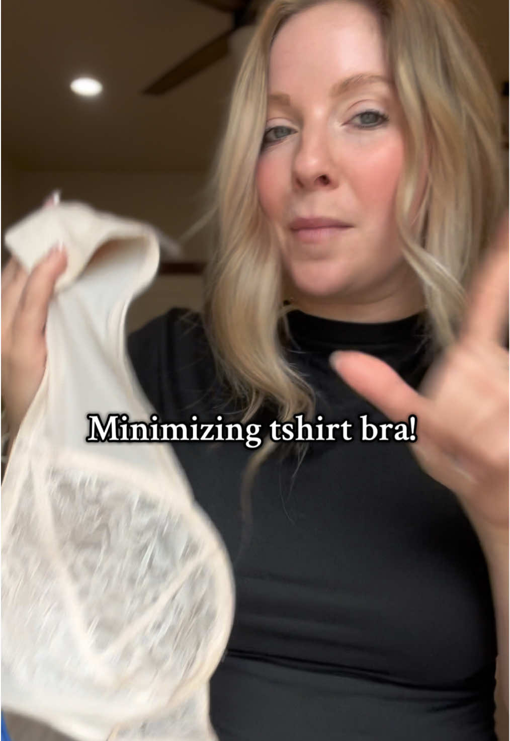 TikTok post by @athomewith_chelsea for HSIA Lingerie. Caption reads: Love this one so much! #bra #brareviews #hsiabra....
