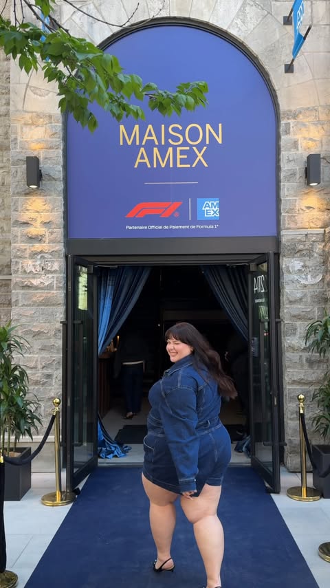 Instagram post by @vic_carnevale for American Express. Caption reads: #Ad Race weekend is elevated for @AmexCanada....