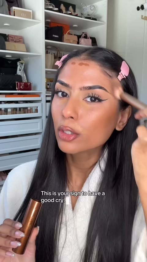 Instagram post by @wing.it.beauty for Too Faced. Caption reads: When was the last time you cried?🥹
💭Emotional....