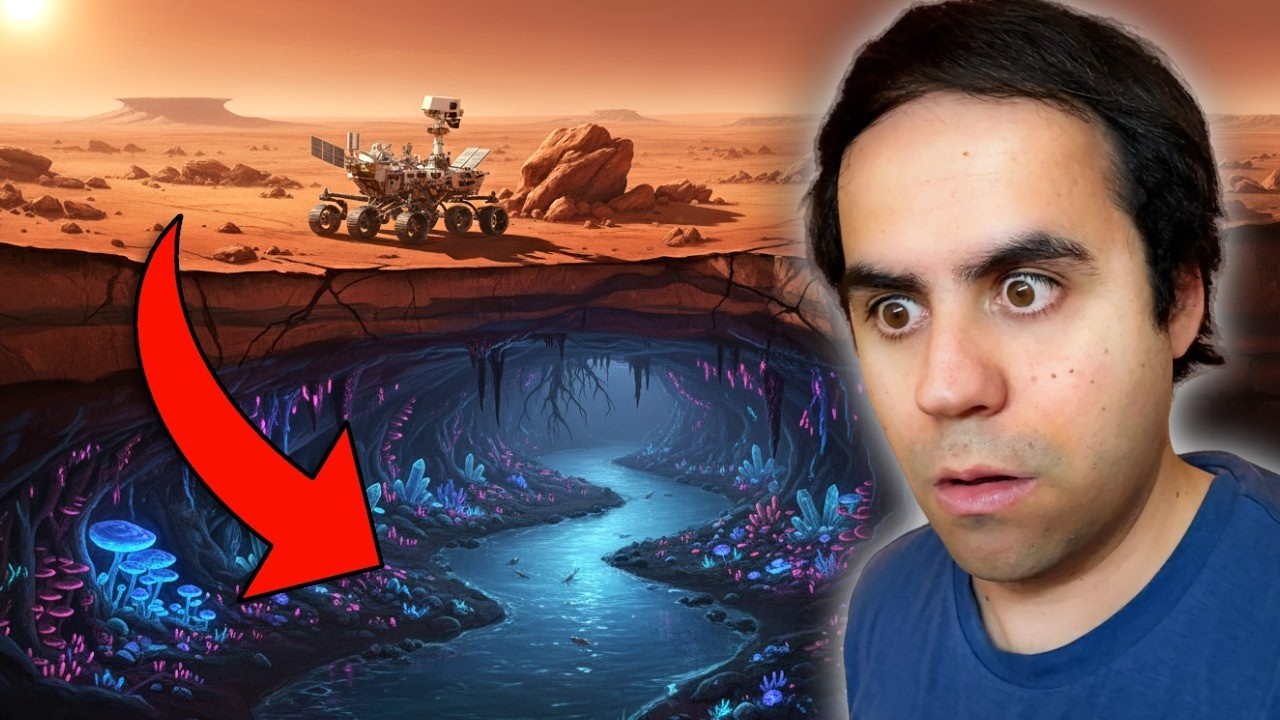 YouTube post by @CdeCiencia for Brilliant.org. Caption reads: Life on Mars: What Now?.