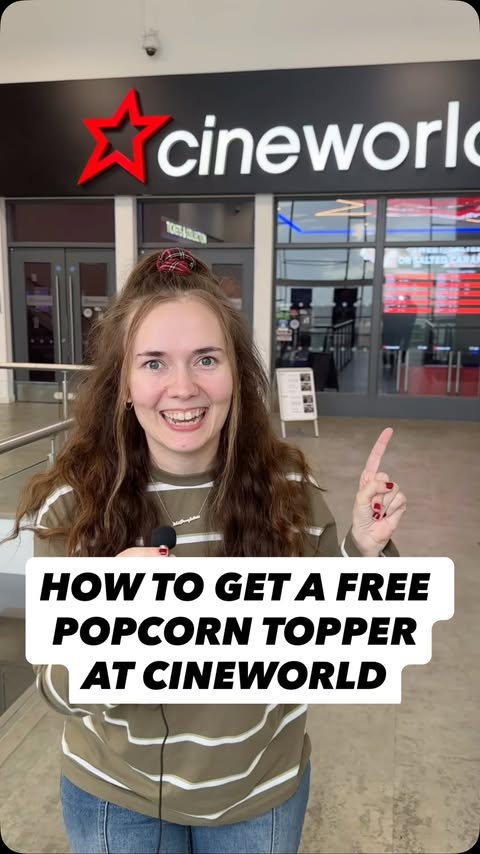 Instagram post by @elz.smart for Cineworld Cinemas. Caption reads: #ad 🍿 Cineworld turns 30 this year! 👀 Say HAPPY....