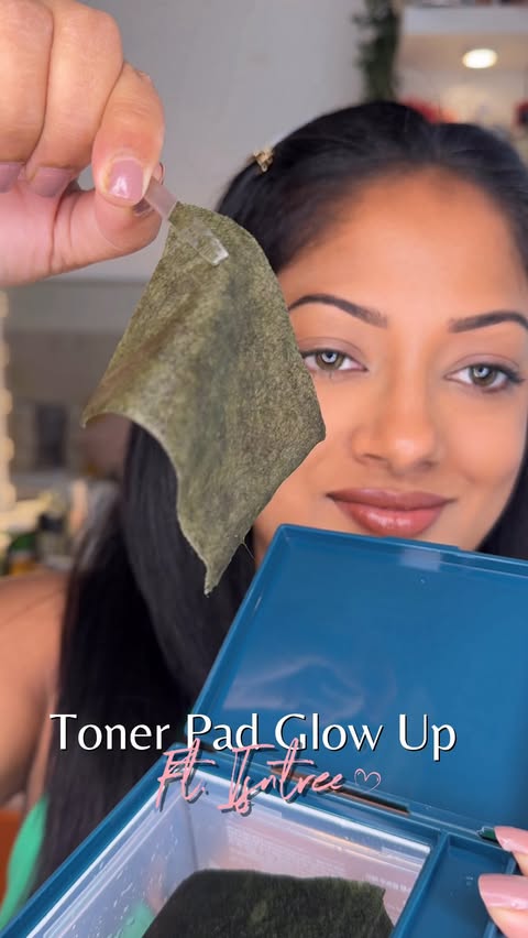 Instagram post by @ritabratadas for ISNTREE. Caption reads: AD| The @isntree GIM Toner Pads are such an easy....