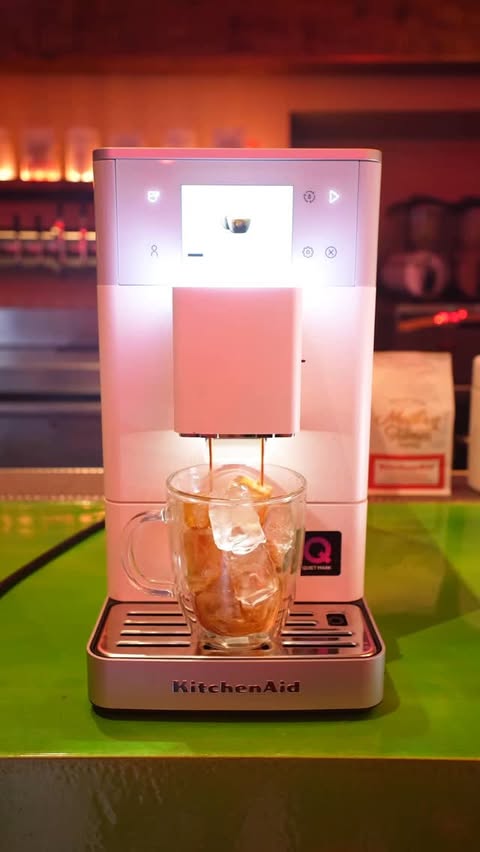 Instagram post by @tannercolsoncoffee for KitchenAid. Caption reads: @KitchenAidUSA #Ad #KitchenAidAmbassador I got to....