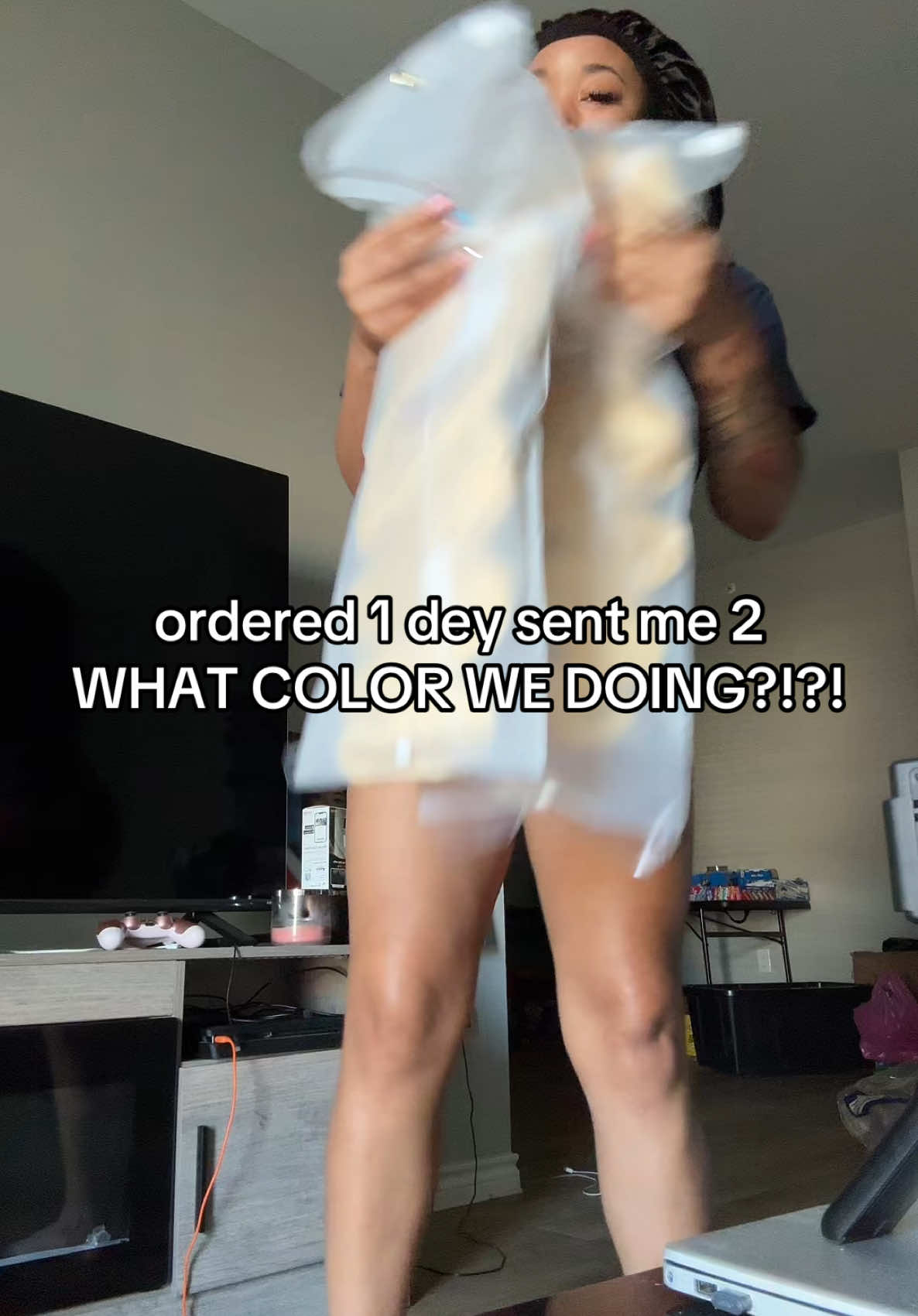 TikTok post by @gummygums for Hotstar Hair. Caption reads: THANK YOU @Hot Star Hair 🫶🏻 #wig #613 #hai....