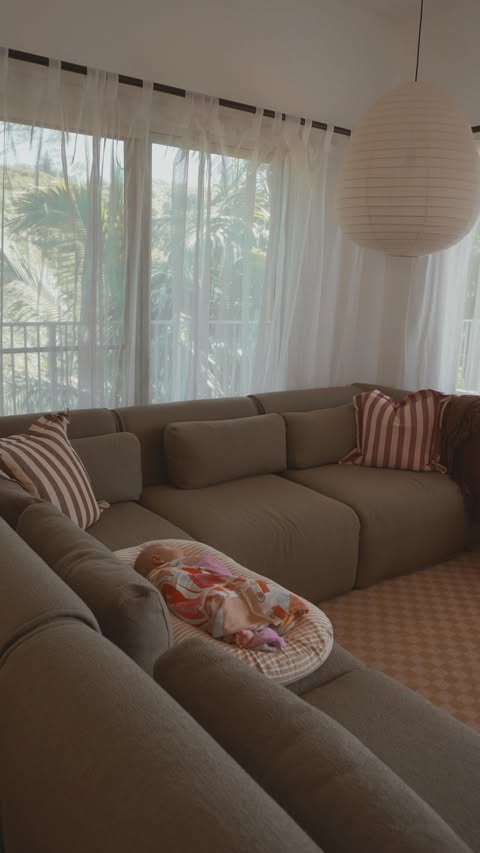 Instagram post by @kaylaaaellieee for Koala. Caption reads: Loungeroom change-up 🤎
We chose the Koala....