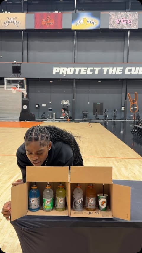 Instagram post by @jezelle_gg for Gatorade. Caption reads: I can do this in my sleep @gatorade.