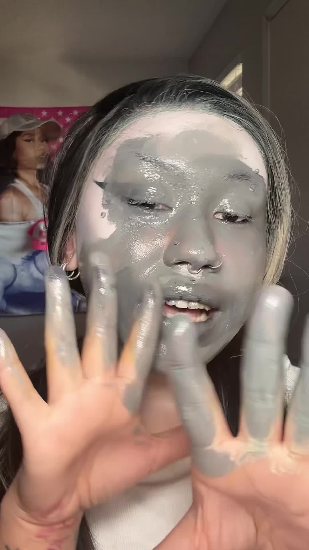 TikTok post by @duhparis for APRILSKIN. Caption reads: Definitely got the job done 😌 @APRILSKIN USA ....