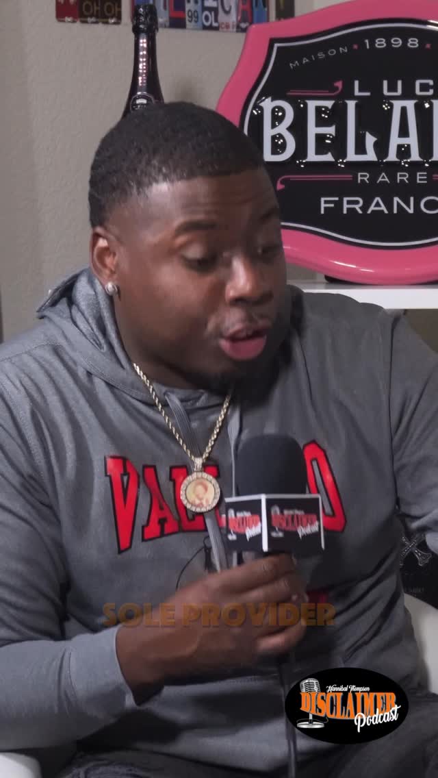 Instagram post by @_comedyislife for Luc Belaire. Caption reads: 🚨 New Ep 49 If a woman is the financial provider....