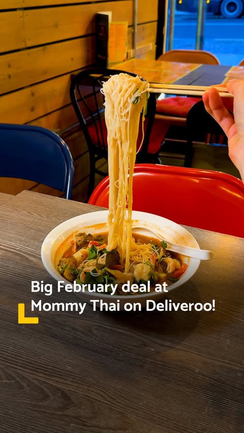 Instagram post by @leedsplussocial for Deliveroo. Caption reads: [...] launched a huge deal this February on....