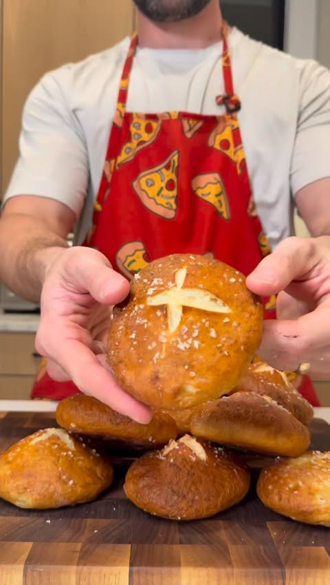 Instagram post by @davespizzaoven for King Arthur Baking Company. Caption reads: If you’ve followed me for a while, then you know....
