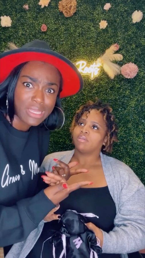 Instagram post by @chanelprofits_ for Mayvenn. Caption reads: Big congratulations to @chanelprofits_ &....