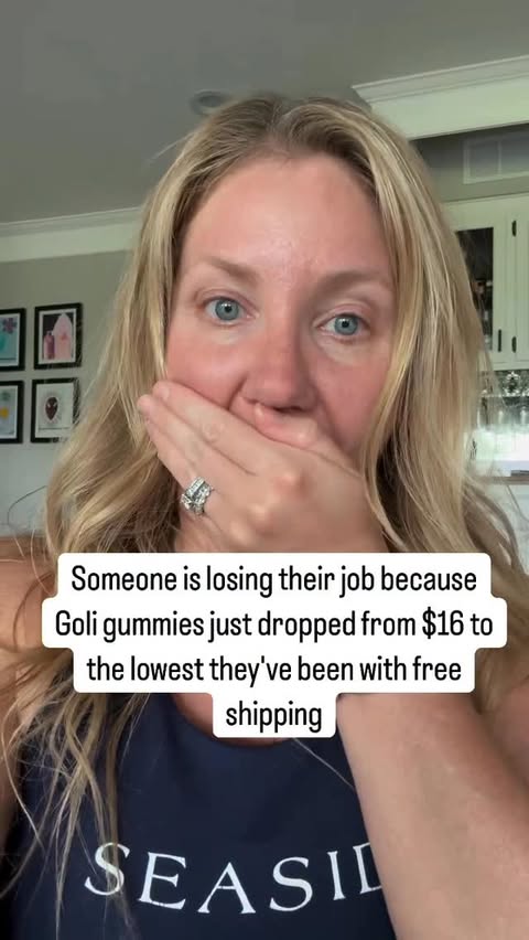 Instagram post by @ashgaskin for Goli Nutrition. Caption reads: 🤯 Yall better run for this glitch deal! Stack my....