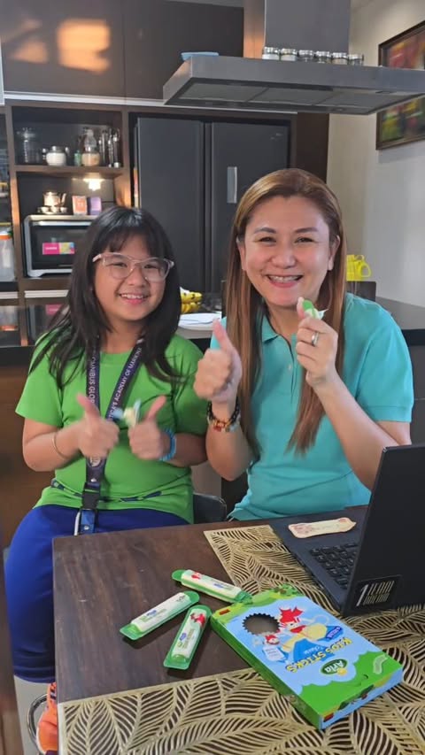 Instagram post by @maemaghirang for BrandBuzz PH. Caption reads: Every morning, we try to send our kids off with....