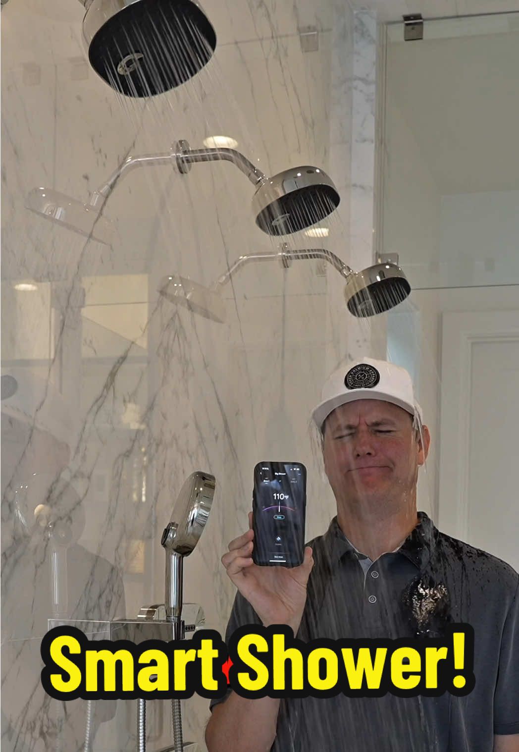 TikTok post by @whatsinside for KOHLER. Caption reads: Smart Bathroom and Kitchen Tech you need! When....