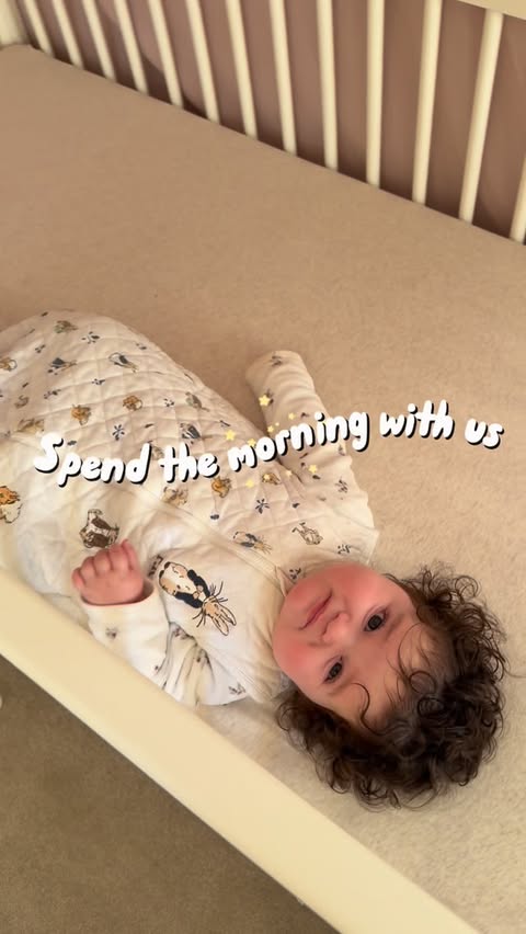 Instagram post by @georgieandwinniee for tonies. Caption reads: This is generally, a realistic morning when I’m....