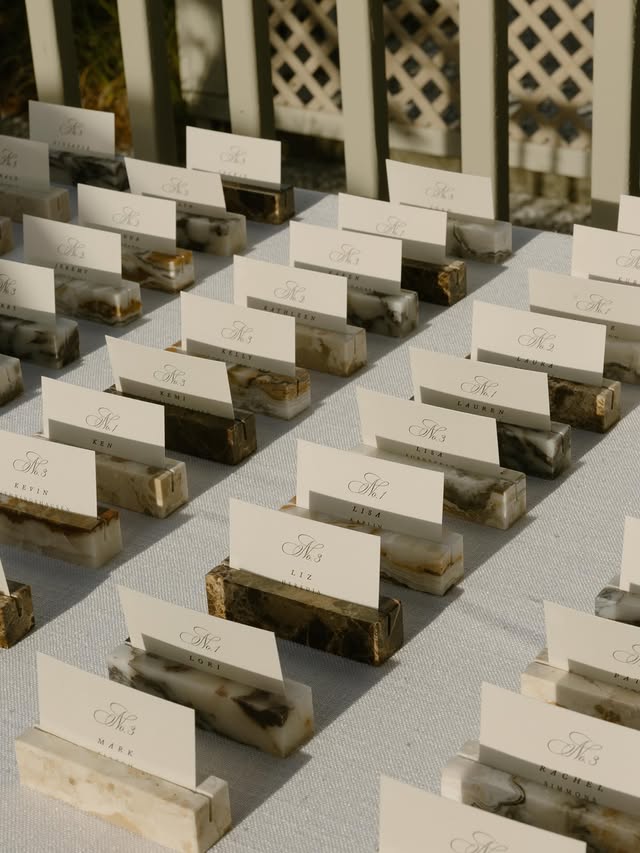 Instagram post by @laurenelizabeth for Minted. Caption reads: Day of details feat. @mintedweddings . I wanted to....