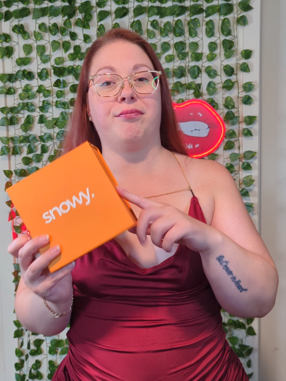 TikTok post by @lisa_red_206 for Snowy Care. Caption reads: Snowy; The bra your wardrobe’s been waiting for....