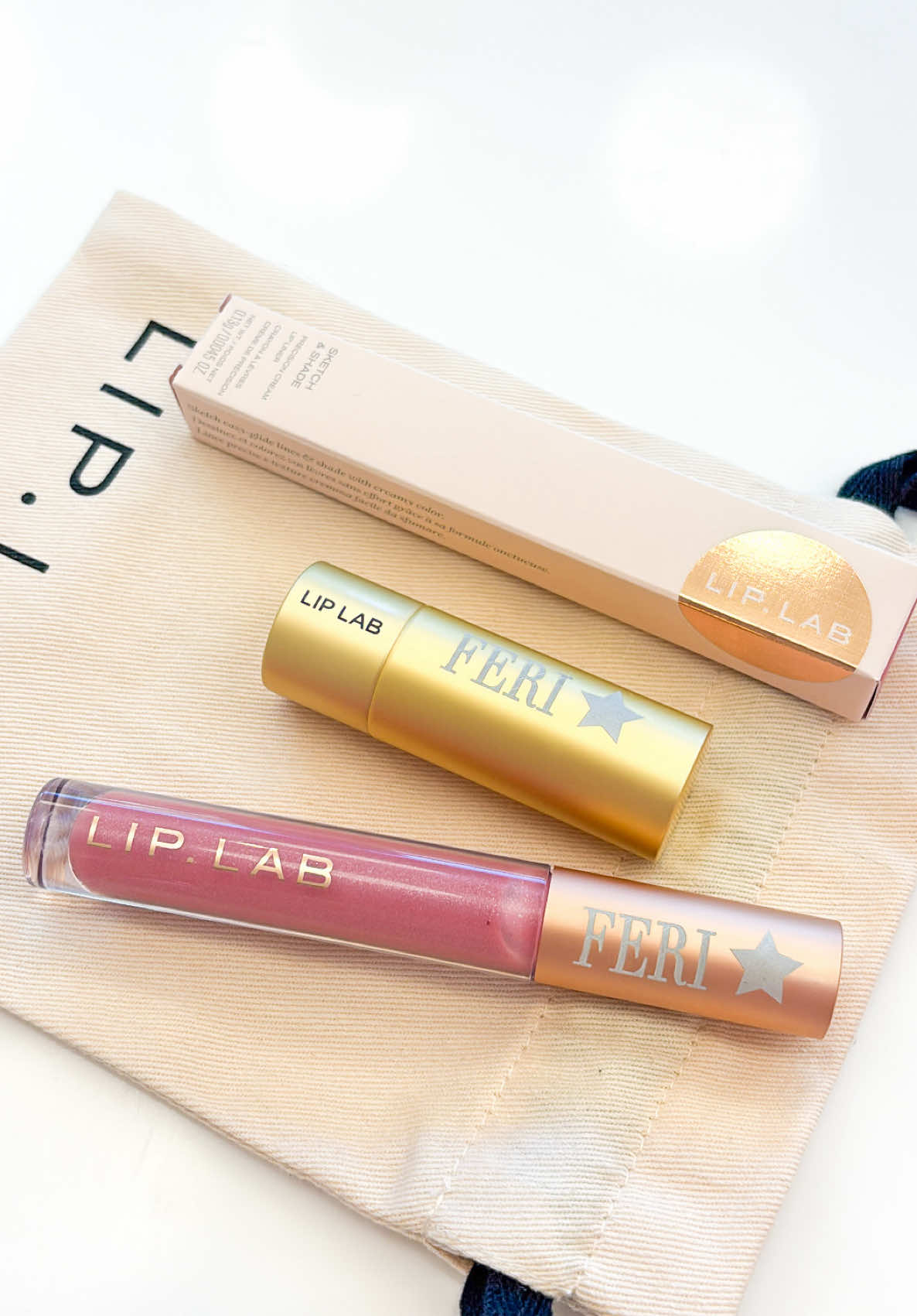 TikTok post by @feriouton for Lip Lab. Caption reads: gifted by Lip Lab | created my perfect lipstick....
