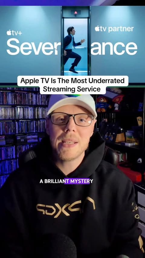 Instagram post by @moviesaretherapy for Apple TV. Caption reads: #AppleTVPartner Celebrating the end of 2025 with....