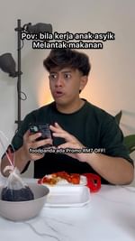 Instagram post by @rushdanwafa for Foodpanda. Caption reads: [...] memang laju, nasib baik ada offer dari....