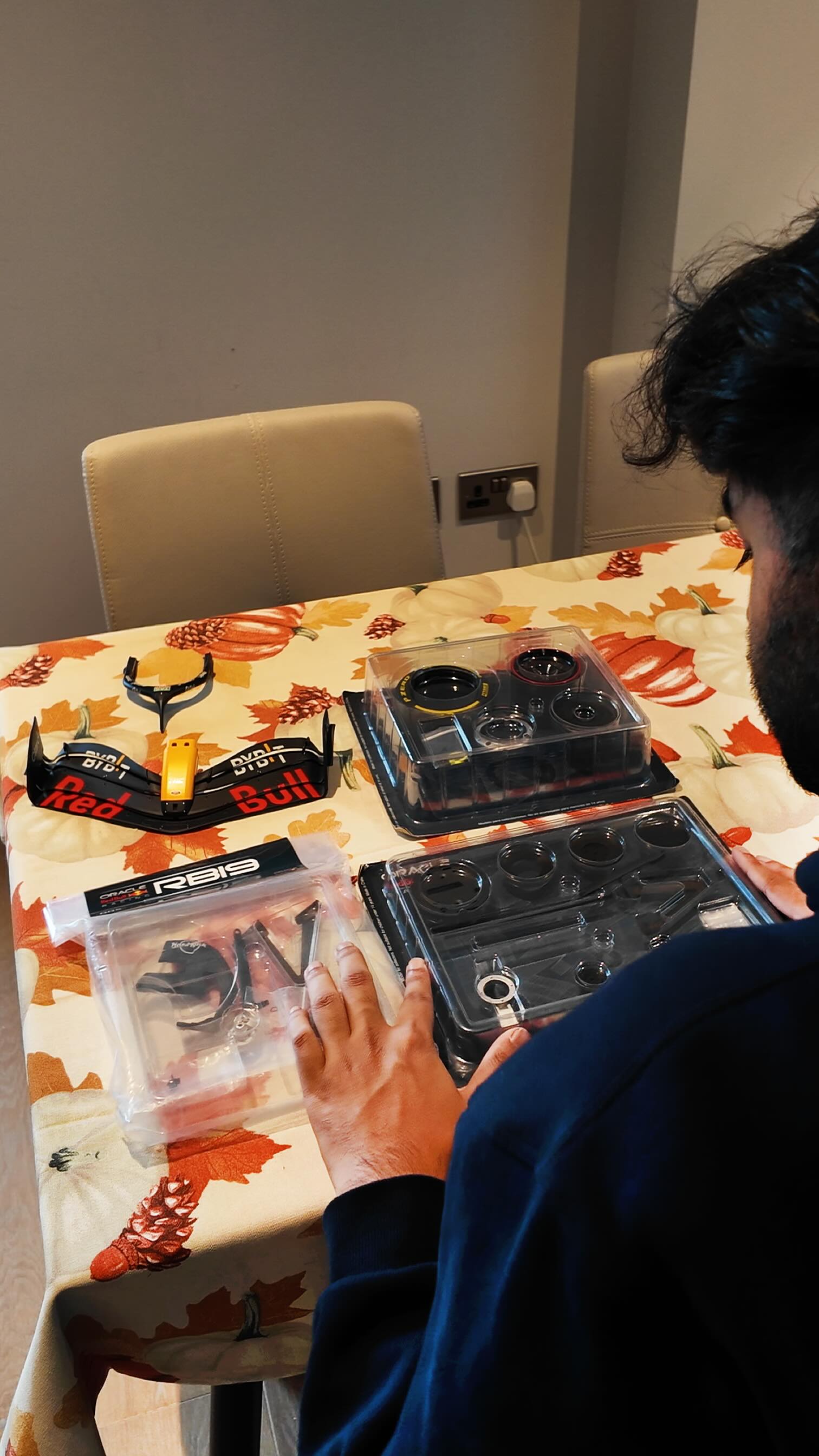 Instagram post by @_aarava for Fanhome. Caption reads: You can now build your own world beating Formula 1....