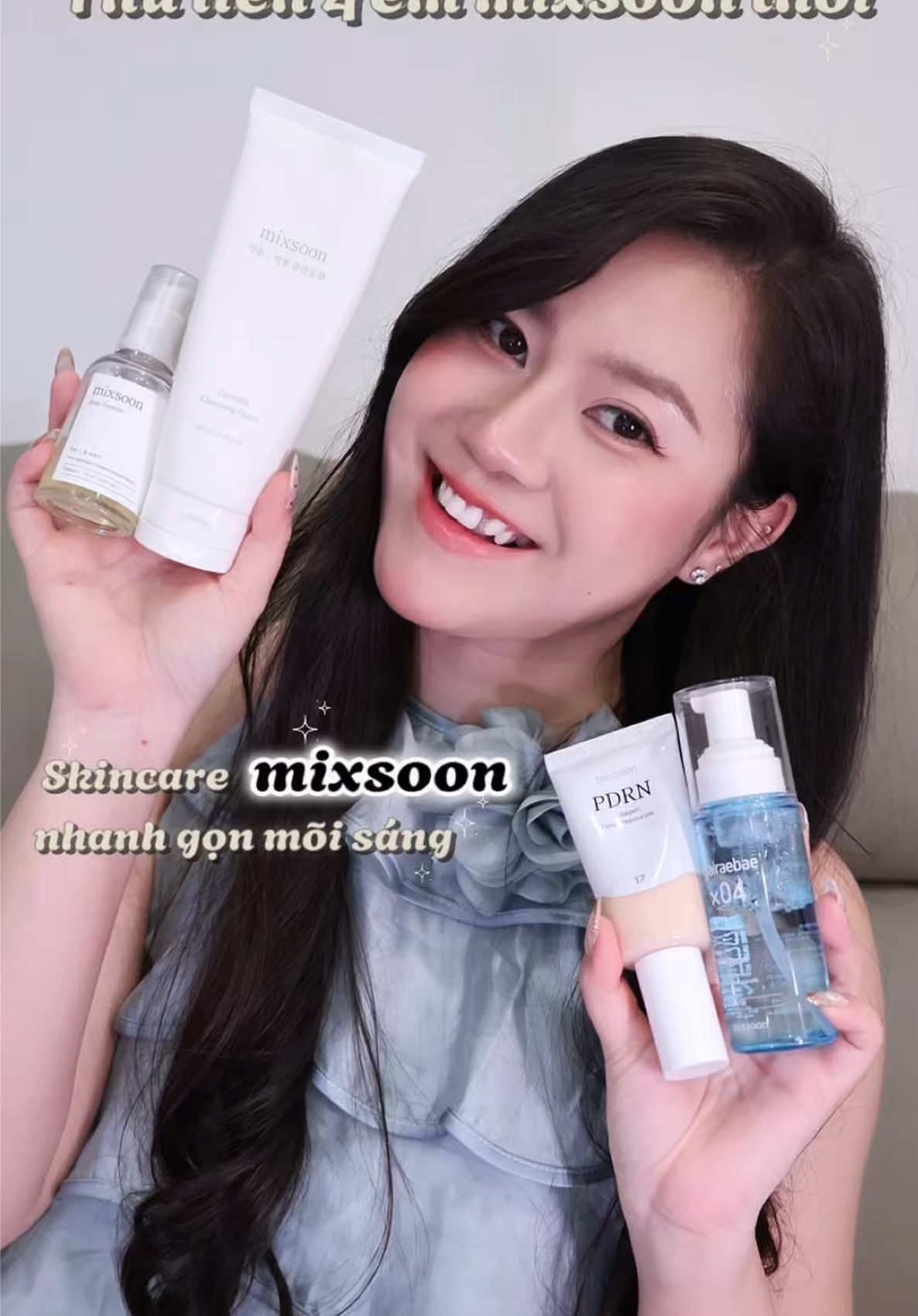 TikTok post by @jesse2446 for mixsoon. Caption reads: [...] gọn chỉ 4 bước là xinh lun🥰 @mixsoon....