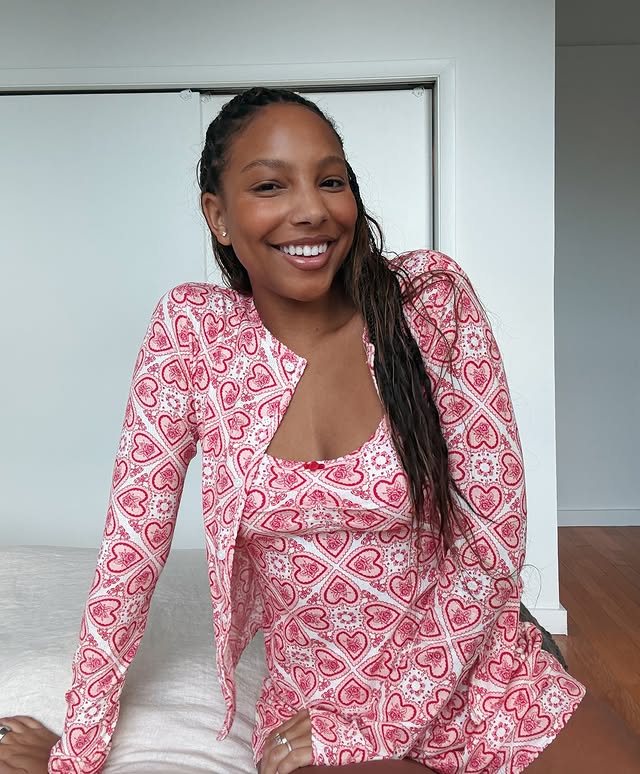 Instagram post by @baileytaylorbrown for Hill House Home. Caption reads: love is in the air ⋆˙⟡‪♡ @hillhouse....