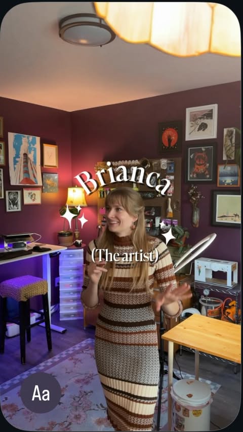 Instagram post by @briancabellis for Shopify. Caption reads: [...] store & business, with the help of @shopify!....