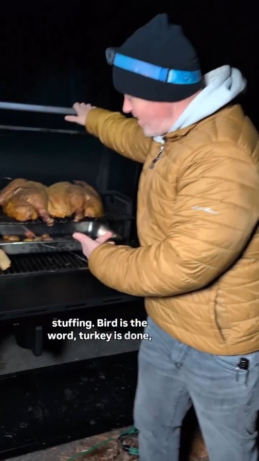 Instagram post by @everydayisfeastday for Traeger Grills. Caption reads: My first time smoking a turkey! #turkey....