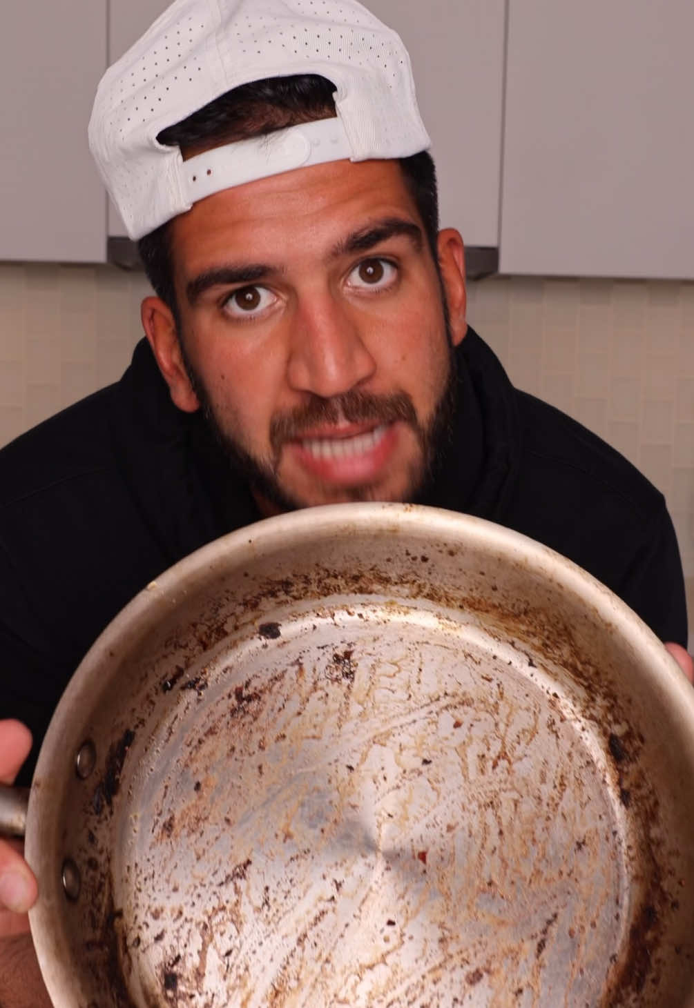 TikTok post by @aryahungry for Made In Cookware. Caption reads: Myth Busters @Made In Cookware #Madeinpartner....