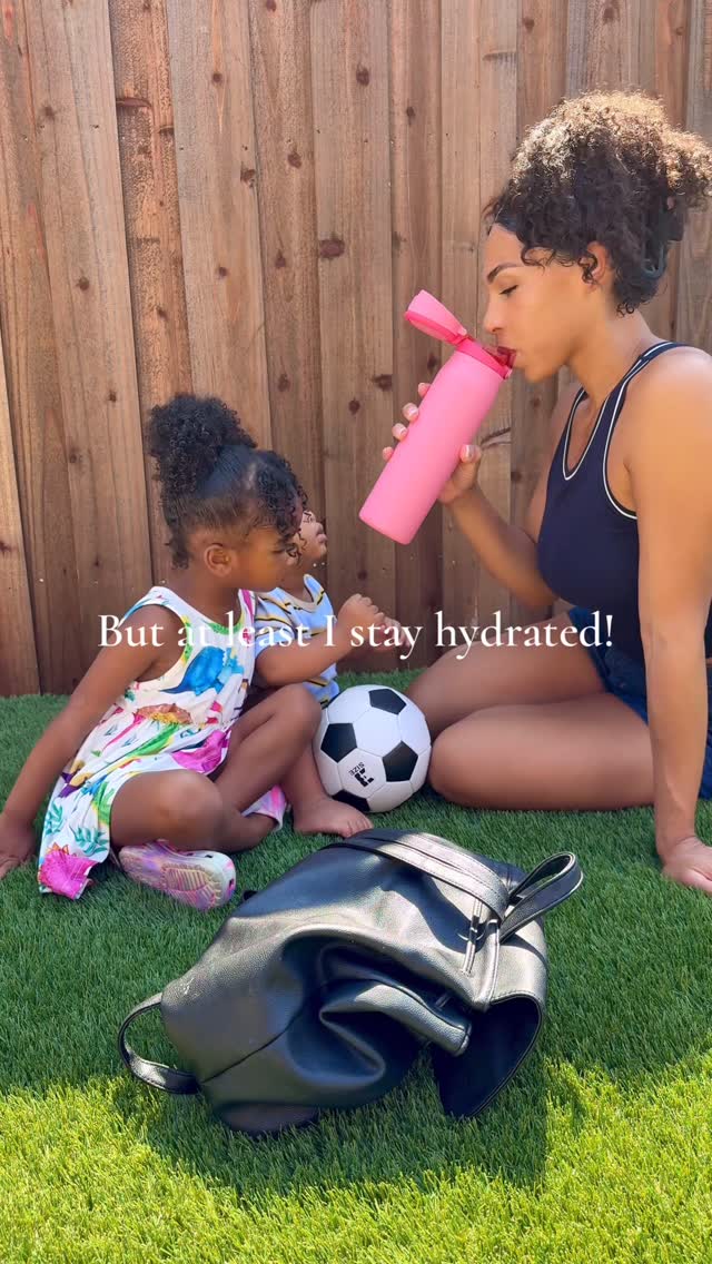 Instagram post by @danaeamponsah for Simple Modern. Caption reads: Soccer mom, snack supplier, chaos coordinator of....