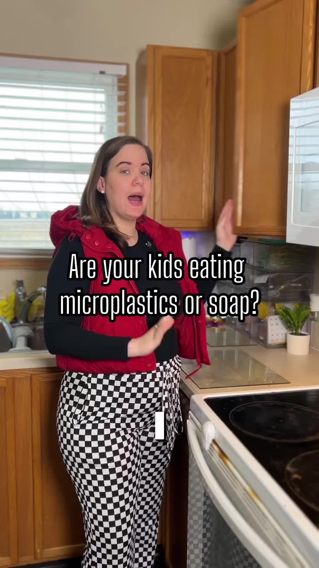 TikTok post by @mama_kristara3 for Ahimsa Home. Caption reads: [...] for my kids... I wasn't. Thanks to @Ahimsa....