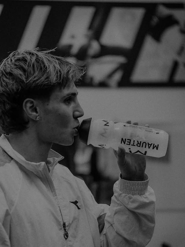 Instagram post by @marcolangon for MAURTEN. Caption reads: Proud to announce my partnership with Maurten. The....