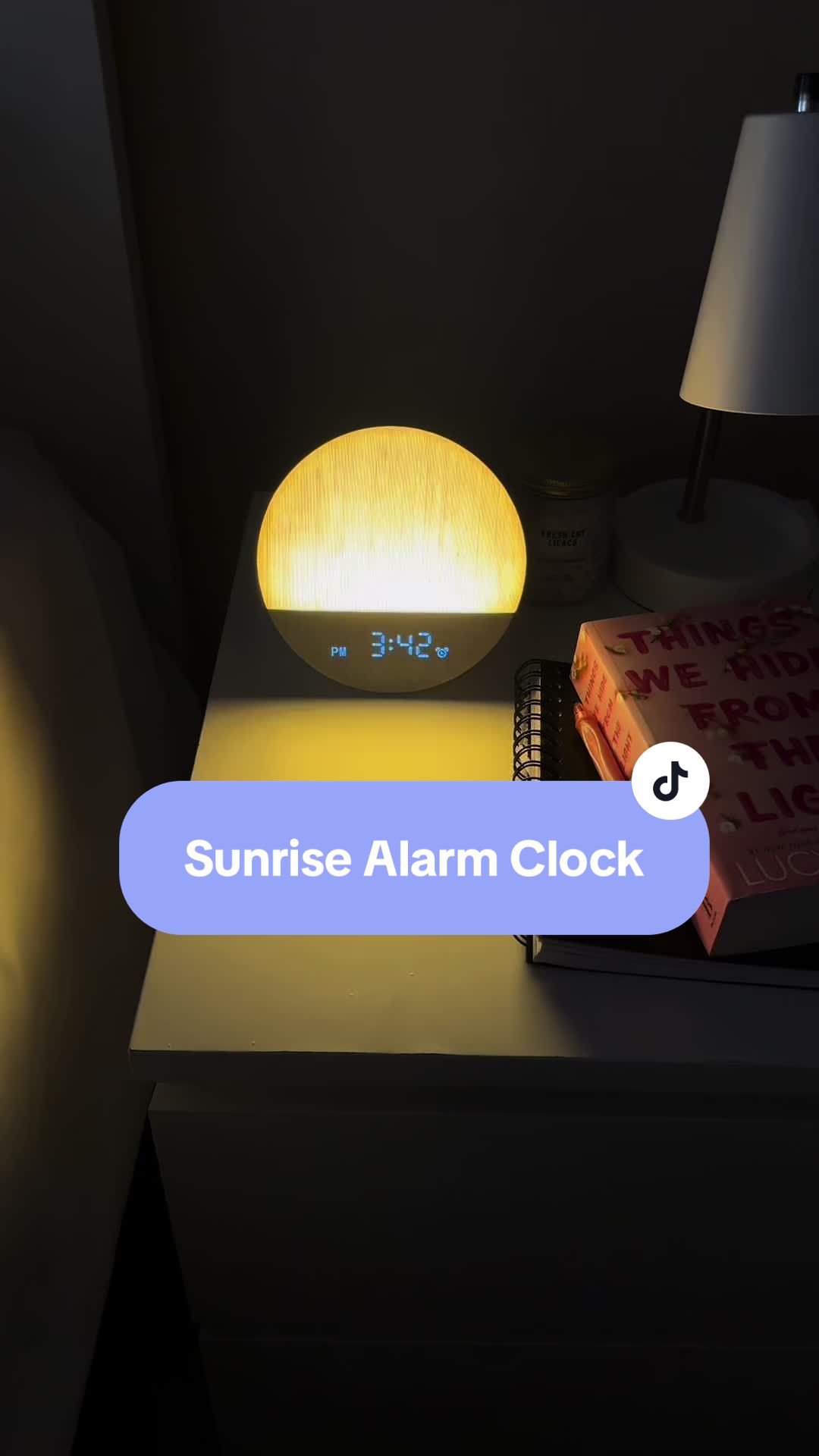 TikTok post by @camiwampus for Dreamegg. Caption reads: [...] price! It’s a hatch alarm clock dupe!....