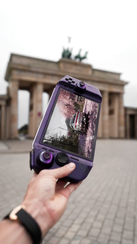 Instagram post by @karlconrad for Predator Gaming. Caption reads: [...] handheld you’ve ever seen from....