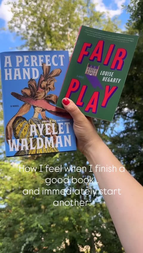 Instagram post by @page_appropriate for Harper Perennial. Caption reads: [...] Fair Play by Louise Hegarty (thanks....