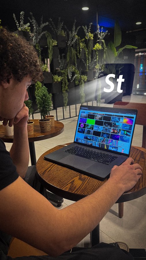 Instagram post by @amr.visualz for Adobe Stock. Caption reads: Choosing the Right ingredients 🫐 and knowing how....