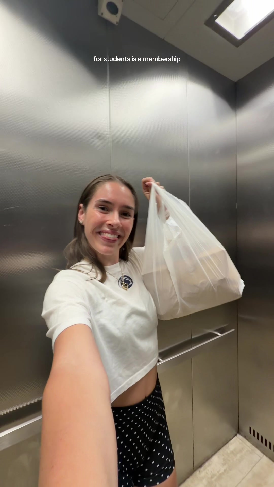 TikTok post by @haley.rothh for Home From College. Caption reads: [...] the link in my bio! #UberPartner @Home From....