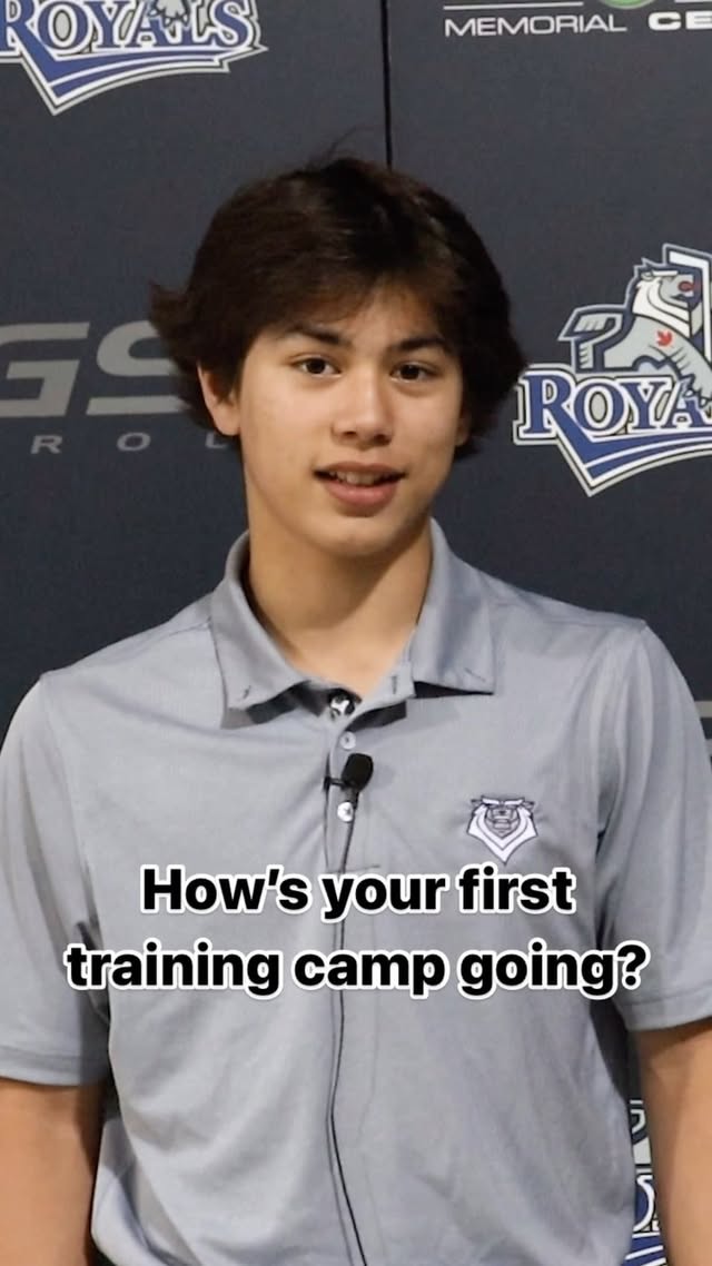 Instagram post by @victoriaroyals for Cobs Bread. Caption reads: [...] Royals Training Camp presented by....