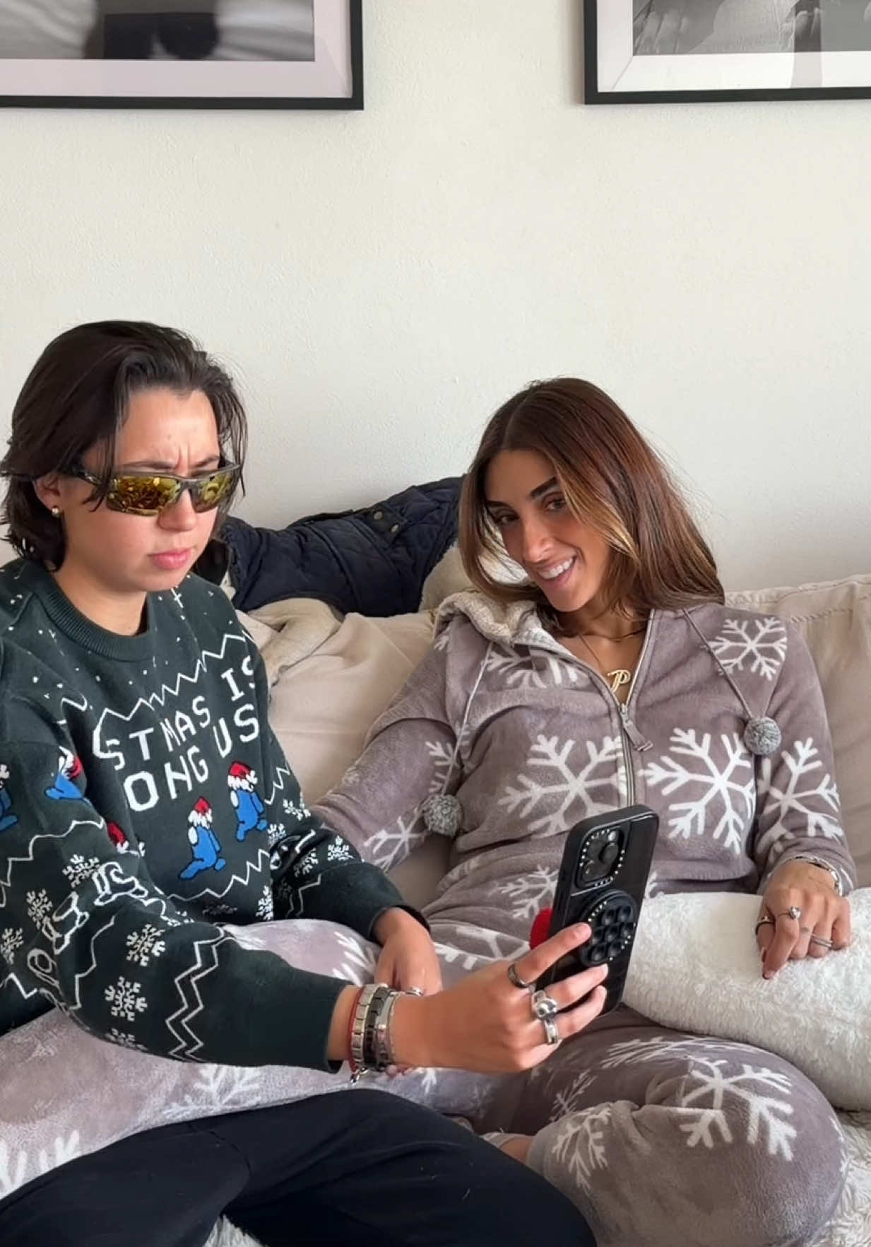 TikTok post by @pamemcbeath for Sunglass Hut. Caption reads: feliz navidad adelantada pollito 🐥 @@sunglasshut....