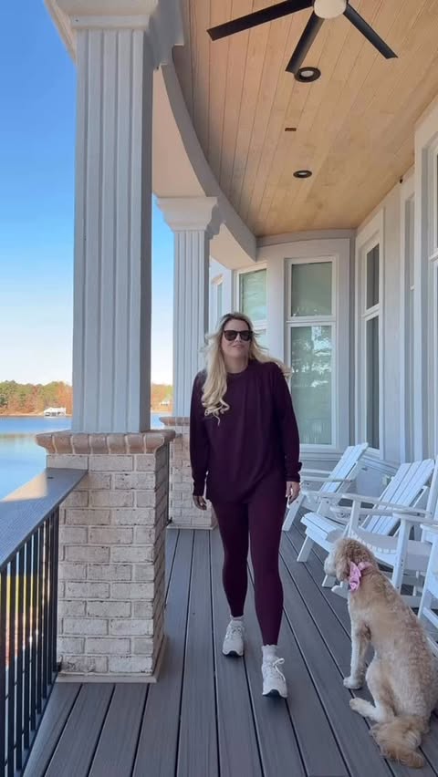 Instagram post by @beckyfkeller for RBX Active. Caption reads: say anything below and I’ll send all the details....