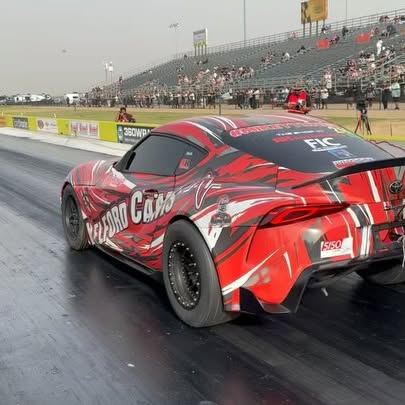 Instagram post by @stimikey for Kelford Cams. Caption reads: We used @tx2k 2025 as a test and tune for a brand....