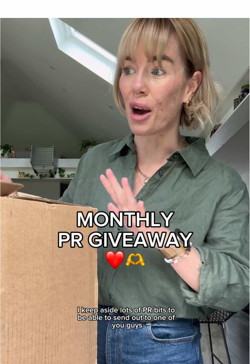 TikTok post by @toastwithhope for Waitrose. Caption reads: Mays giveaway is LIVE!  Head to the link in my bio....
